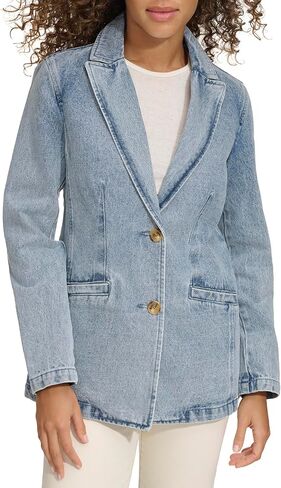 Levi's Women's Denim Single Breasted Blazer in Saudi Arabia