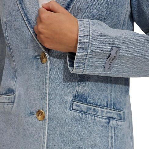 Levi's Women's Denim Single Breasted Blazer in Saudi Arabia