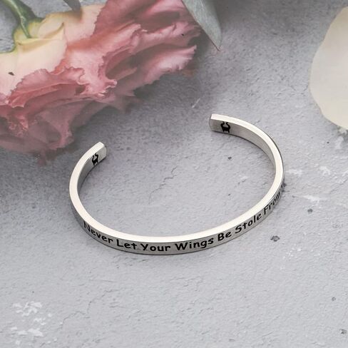 TGBJE Witch Cuff Witch Gifts Never Let Your Wings Be Stole from You Witch Fan Gift Villains The Evil Queen Gifts in Saudi Arabia