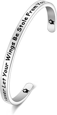 TGBJE Witch Cuff Witch Gifts Never Let Your Wings Be Stole from You Witch Fan Gift Villains The Evil Queen Gifts in Saudi Arabia