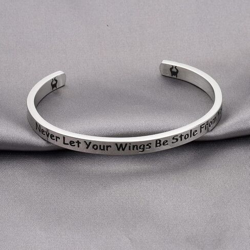 TGBJE Witch Cuff Witch Gifts Never Let Your Wings Be Stole from You Witch Fan Gift Villains The Evil Queen Gifts in Saudi Arabia