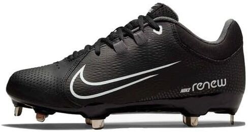 Nike Hyperdiamond 4 Pro Black/White/Dark Grey Women's Softball Cleat SZ 8 in Saudi Arabia