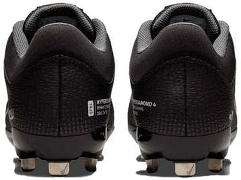 Nike Hyperdiamond 4 Pro Black/White/Dark Grey Women's Softball Cleat SZ 8 in Saudi Arabia
