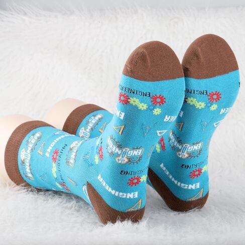 CMNIM Mechanical Engineer Gift Socks 2 Pair Funny Engineer Socks Engineering Student Gift Mechanical Engineer Socks Men Women in Saudi Arabia