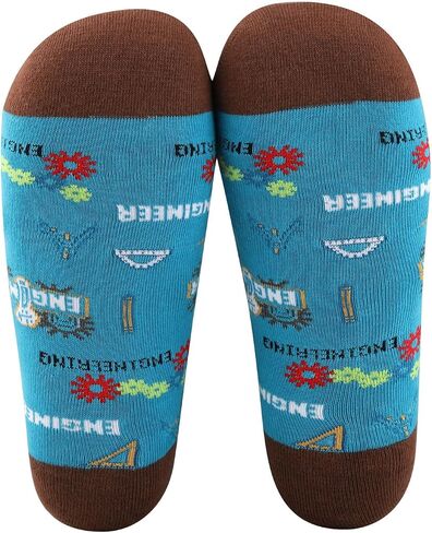 CMNIM Mechanical Engineer Gift Socks 2 Pair Funny Engineer Socks Engineering Student Gift Mechanical Engineer Socks Men Women in Saudi Arabia
