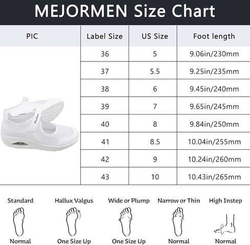 أحذية MEJORMEN النسائية المريحة للممرضات سهلة الارتداء بوسادة هوائية، أحذية عمل خفيفة الوزن، أحذية تمريض شبكية قابلة للتنفس، أحذية رياضية in Kuwait