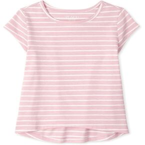 The Children's Place Girls' Short Sleeve Striped Basic Layering Tee in Saudi Arabia