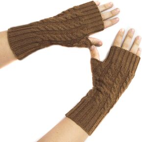 قفازات سيليتاس بتصميم بدون أصابع مزيج صوف الألبكة مصنوع في بيرو in Kuwait