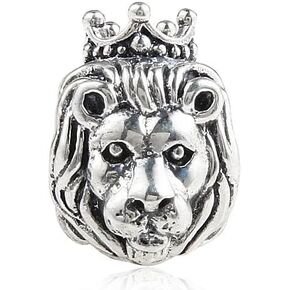 ABAOLA Lion Charm 925 Sterling Silver Beads fit Fashion Charms Bracelets Lion Charm 925 Sterling Silver Beads fit Fashion Charms Bracelets