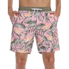 شورت سباحة رجالي من Nonwe للرياضات المائية وشاطئ هاواي الاستوائي مع جيوب in Kuwait