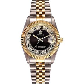 MASTOP Women's Watch Luminous Waterproof Quartz Silver Gold Two Tone Stainless Steel Dress Bracelet Watch