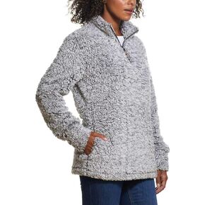 Weatherproof Vintage Women's 1/4 Zip Faux Fur Cozy Fleece Jacket in Kuwait