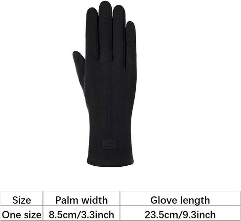 2Pcs Womens Winter Warm Gloves With Sensitive Touch Screen Texting Fingers, Winter Elastic Plus Velvet Warm Gloves in Saudi Arabia