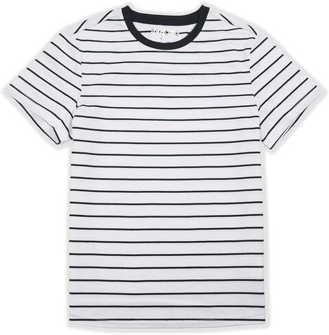 تي شيرت JIAHONG للأطفال من القطن بأكمام قصيرة تي شيرت كاجوال بياقة دائرية تي شيرت عادي للأولاد والبنات من عمر 3 إلى 12 سنة in Kuwait