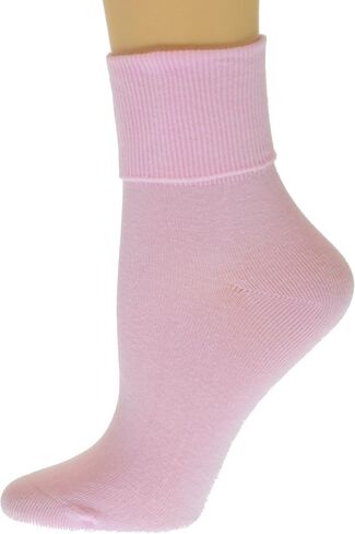 Women's Organic Combed Cotton Ankle Socks, Breathable, Non-Irritating & Seamless Toe, Ideal for Activewear - 3 Pair in Saudi Arabia