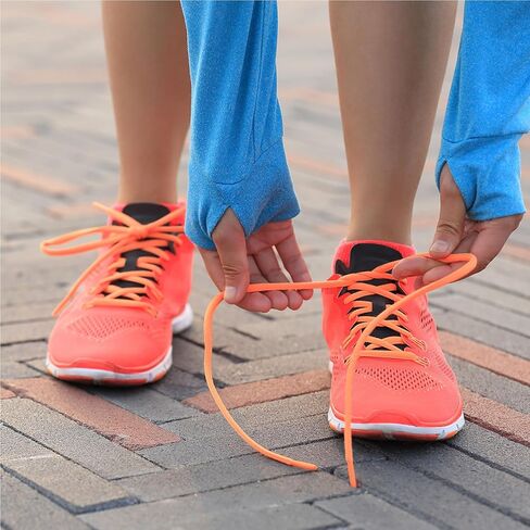 Auihiay 27 Pairs Oval Shoe Laces, 55 inches Round Shoe Laces for Sneakers, Oval Shoelaces for Skates, Boots, Casual Shoes, Canvas Shoes, Fashion Replacement Shoelaces (27 Colors) in Kuwait