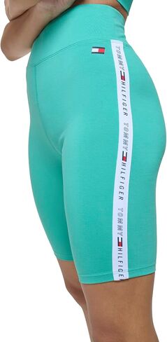 Tommy Hilfiger Women's Logo Taping Stretch High Rise Bike Short in Saudi Arabia