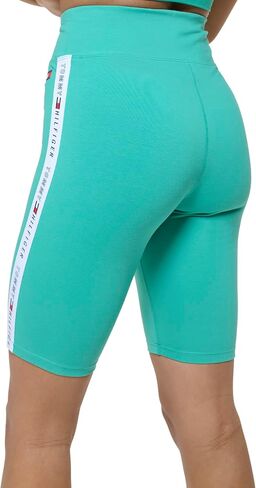 Tommy Hilfiger Women's Logo Taping Stretch High Rise Bike Short in Saudi Arabia