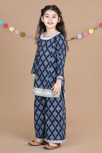 مجموعة كورتا سلوار المستقيمة المطبوعة بالقطن من ADIVA للفتيات in Kuwait