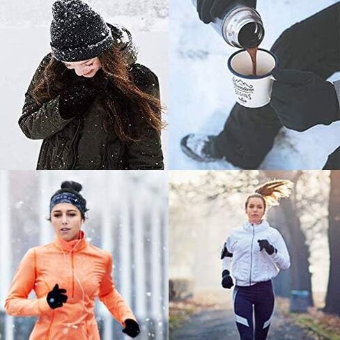 Sohapy أسود الحرير الداخلي التزلج تسلق دراجة دراجة قفازات راكبي الدراجات النارية، قفازات بطانة خفيفة الوزن للرياضات في الهواء الطلق in Kuwait