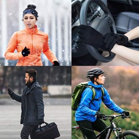 Sohapy أسود الحرير الداخلي التزلج تسلق دراجة دراجة قفازات راكبي الدراجات النارية، قفازات بطانة خفيفة الوزن للرياضات في الهواء الطلق in Kuwait