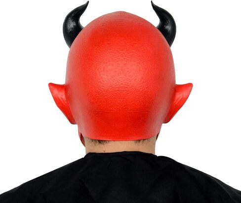 قناع شيطان مخيف من PARTYGEARS، قناع الهالوين الشيطاني، قناع الهالوين من اللاتكس المخيف للمهرج in Kuwait