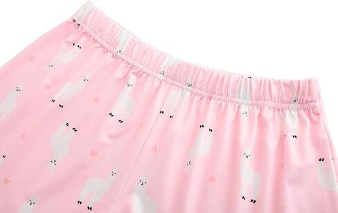 YIJIU Women Short Sleeve Tee and Shorts Pajama Set Cute Alpaca Print Sleepwear in Saudi Arabia