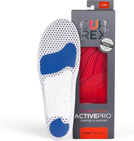 CURREX ActivePro Insoles for Basketball, Volleyball, Dance, Running & Other Sports Shoes – Arch Support Inserts to Help Reduce Fatigue & Ankle & Heel Pain – for Men & Women – High Arch, XXL in Saudi Arabia