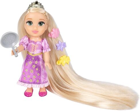 Disney Princess Rapunzel Doll Longest Hair Petite Rapunzel Doll with Pascal, in Purple and White Dress Fashions in Saudi Arabia