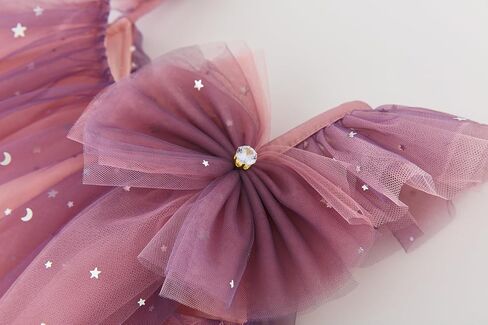 Toddler Girls Tulle Tutu Dress Flower Girls Long Gradient Colors Sundress Size 18M-9T in Saudi Arabia