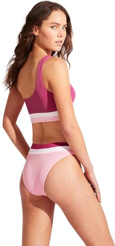 Seafolly Women's Standard One Shoulder Bikini Top Swimsuit in Saudi Arabia