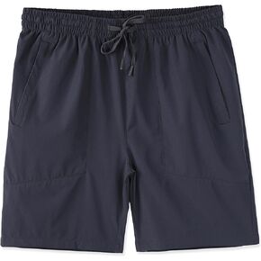 Estepoba Mens Casual Quick Dry Slim Fit 7 Inch Zip Pockets Hybrid Sports Running Gym Active Shorts