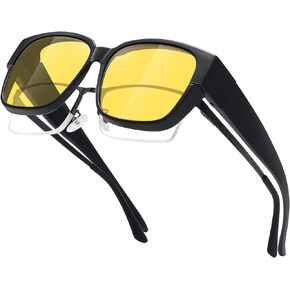 MEETSUN Oversized Fit Over Glasses Sunglasses for Women Men Trendy Polarized UV Protection Sun Glasses for Driving