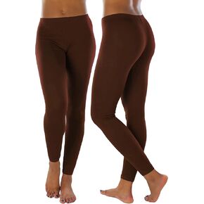 ToBeInStyle Women's Full Length Soft Knit Skinny Fit Stretch Leggings