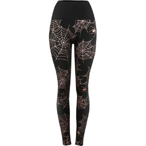 Just Quella Women's Plus Size Halloween Leggings Ultra Soft High Waisted Seamless Leggings