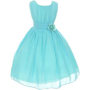 فستان iGirlDress للفتيات الصغيرات من الشيفون Yoro للفتيات الصغيرات من 4 إلى 16 سنة