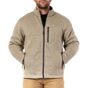Smith's Workwear Men's Sherpa Lined Sweater Fleece Jacket in Kuwait
