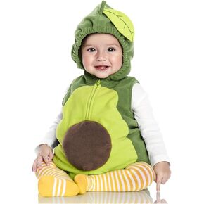 NANYKNIGHTY Baby Girls Boys Animal Cosplay Outfit Avocado Romper Short Halloween Costume Hoodie Winter Jumpsuit