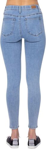 جودي بنطال جينز نحيف سهل الارتداء باللون الأزرق! مجرد الانزلاق عليها! (النمط: 88254) (15) أزرق in Kuwait