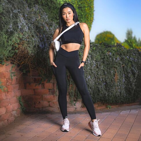 OYA قابل للتنفس، قصة على شكل حرف V 27 بوصة للبشرة الحساسة: الرائحة، صحة المسالك البولية والدفاع عن BV - رائع لليوجا وصالة الألعاب الرياضية أونيكس in Kuwait