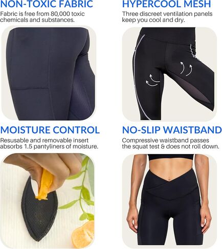 OYA قابل للتنفس، قصة على شكل حرف V 27 بوصة للبشرة الحساسة: الرائحة، صحة المسالك البولية والدفاع عن BV - رائع لليوجا وصالة الألعاب الرياضية أونيكس in Kuwait