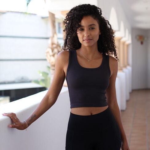 Bra30 Women's Full-Length Tank Top with Scoop Neck Front and Back in Saudi Arabia
