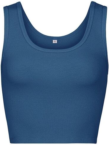Bra30 Women's Full-Length Tank Top with Scoop Neck Front and Back in Saudi Arabia