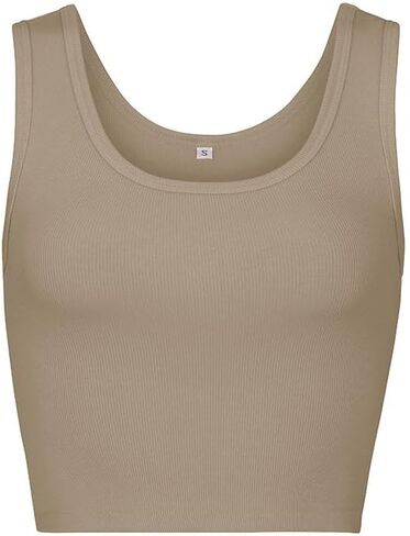 Bra30 Women's Full-Length Tank Top with Scoop Neck Front and Back in Saudi Arabia