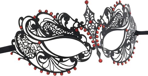 Couples Masquerade Masks Metal Masks Mardi Gras Prom Mask Venetian Party Mask Halloween Costumes Accessory in Saudi Arabia
