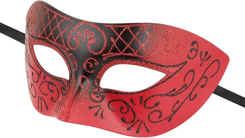 الأزواج أقنعة تنكرية أقنعة معدنية ماردي غرا حفلة موسيقية قناع البندقية حزب قناع هالوين ازياء التبعي in Kuwait