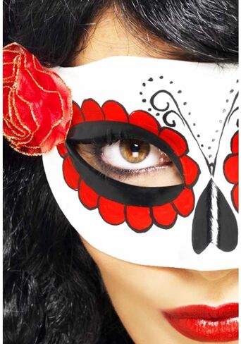 Smiffys Mexican Day Of The Dead Eyemask in Saudi Arabia