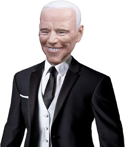 قناع جو بايدين الرئيس الرجال الكبار أزياء حزب هالوين المشاهير قناع لحفلات الهالوين التنكرية حزب هالوين in Kuwait