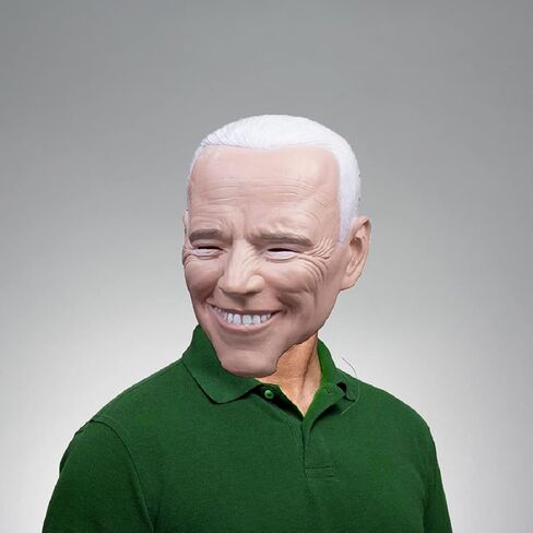قناع جو بايدين الرئيس الرجال الكبار أزياء حزب هالوين المشاهير قناع لحفلات الهالوين التنكرية حزب هالوين in Kuwait