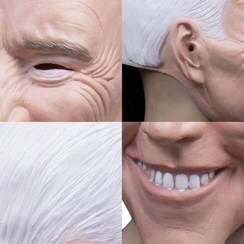 قناع جو بايدين الرئيس الرجال الكبار أزياء حزب هالوين المشاهير قناع لحفلات الهالوين التنكرية حزب هالوين in Kuwait